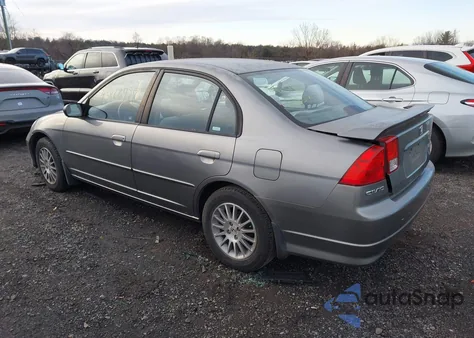 2005 Honda Civic Lx из США, поврежденный, VIN 2HGES16595H592320